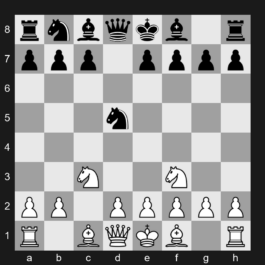 A16 - 1. c4 Nf6 2. Nc3 d5 3. cxd5 Nxd5 4. Nf3 - English Opening: Anglo-Indian Defense, Anglo-Grünfeld Variation