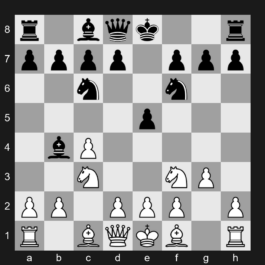 A29 - 1. c4 e5 2. Nc3 Nc6 3. Nf3 Nf6 4. g3 Bb4 - English Opening: King's English Variation