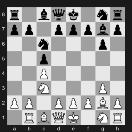 A36 - 1. c4 c5 2. g3 g6 3. Bg2 Bg7 4. Nc3 Nc6 5. Rb1 - English Opening: Symmetrical Variation, Ultra-Symmetrical Variation