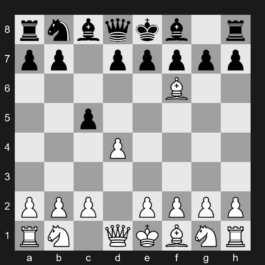 A45 - 1. d4 Nf6 2. Bg5 c5 3. Bxf6 - Trompowsky Attack