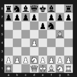 A45 - 1. d4 Nf6 2. Bg5 e6 3. Nd2 - Trompowsky Attack: Classical Defense