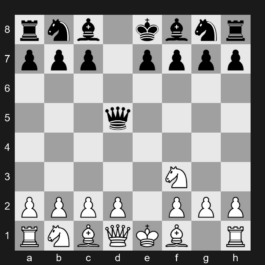B01 - 1. e4 d5 2. exd5 Qxd5 3. Nf3 - Scandinavian Defense: Mieses-Kotroc Variation