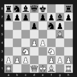 B08 - 1. e4 d6 2. d4 Nf6 3. Nc3 g6 4. Nf3 Bg7 5. Bg5 - Pirc Defense: Classical Variation