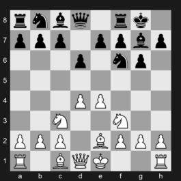 B08 - 1. e4 d6 2. d4 g6 3. Nc3 Bg7 4. Nf3 Nf6 5. Be2 O-O - Pirc Defense: Classical Variation, Quiet System