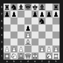 B13 - 1. e4 c6 2. d4 d5 3. exd5 cxd5 4. Bd3 Nf6 - Caro-Kann Defense: Exchange Variation