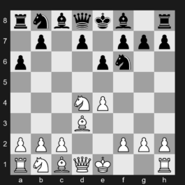 B42 - 1. e4 c5 2. Nf3 e6 3. d4 cxd4 4. Nxd4 a6 5. Bd3 Nf6 - Sicilian Defense: Kan Variation, Modern Variation