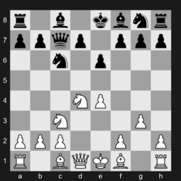 B47 - 1. e4 c5 2. Nc3 e6 3. Nf3 Nc6 4. d4 cxd4 5. Nxd4 Qc7 6. g3 - Sicilian Defense: Taimanov Variation, Bastrikov Variation