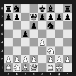 B52 - 1. e4 c5 2. Nf3 d6 3. Bb5 Bd7 4. Bxd7 Qxd7 5. O-O Nf6 - Sicilian Defense: Moscow Variation, Main Line