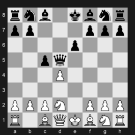 C07 - 1. e4 e6 2. d4 d5 3. Nd2 c5 4. exd5 Qxd5 - French Defense: Tarrasch Variation, Chistyakov Defense