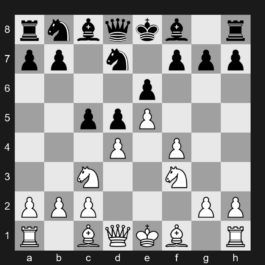 C11 - 1. e4 e6 2. d4 d5 3. Nc3 Nf6 4. e5 Nfd7 5. f4 c5 6. Nf3 - French Defense: Steinitz Variation