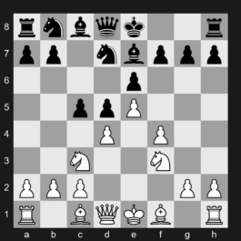 C11 - 1. e4 e6 2. d4 d5 3. Nc3 Nf6 4. e5 Nfd7 5. f4 c5 6. Nf3 Be7 - French Defense: Steinitz Variation