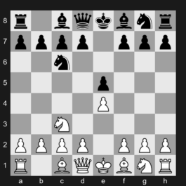 C25 - 1. e4 e5 2. Nc3 Nc6 - Vienna Game: Max Lange Defense