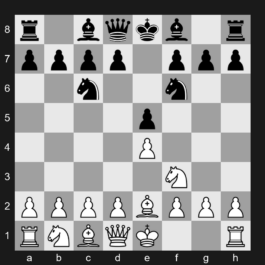 C44 - 1. e4 e5 2. Nf3 Nc6 3. Be2 Nf6 - King's Pawn Game: Tayler Opening