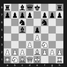 C44 - 1. e4 e5 2. Nf3 Nc6 3. Be2 Nf6 4. d3 Bc5 - King's Pawn Game: Tayler Opening
