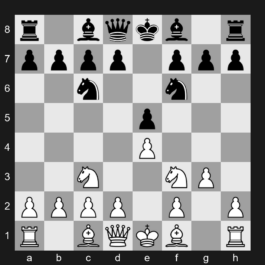 C47 - 1. e4 e5 2. Nf3 Nc6 3. Nc3 Nf6 4. g3 - Four Knights Game: Glek System