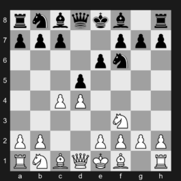 D02 - 1. d4 Nf6 2. Nf3 d5 3. c4 e6 - Queen's Pawn Game: Symmetrical Variation