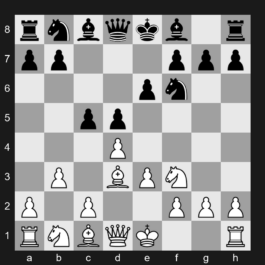 D05 - 1. d4 Nf6 2. Nf3 e6 3. e3 c5 4. Bd3 d5 5. b3 - Rubinstein Opening