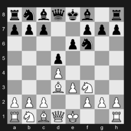 D05 - 1. d4 d5 2. Nf3 Nf6 3. e3 e6 4. Bd3 - Queen's Pawn Game: Colle System