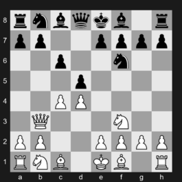 D11 - 1. d4 d5 2. c4 c6 3. Nf3 Nf6 4. Qb3 - Slav Defense: Modern Line