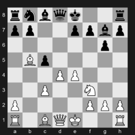D85 - 1. d4 Nf6 2. c4 g6 3. Nc3 d5 4. cxd5 Nxd5 5. e4 Nxc3 6. bxc3 Bg7 7. Nf3 c5 8. Bb5 - Grünfeld Defense: Exchange Variation, Modern Exchange Variation