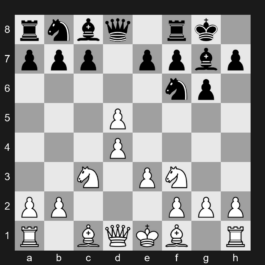 D94 - 1. d4 Nf6 2. c4 g6 3. Nc3 d5 4. Nf3 Bg7 5. e3 O-O 6. cxd5 - Grünfeld Defense: Three Knights Variation, Burille Variation