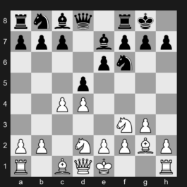E06 - 1. d4 Nf6 2. c4 e6 3. Nf3 d5 4. g3 Be7 5. Bg2 O-O 6. Nbd2 - Catalan Opening: Closed