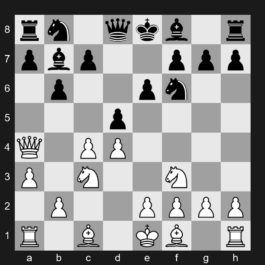 E12 - 1. d4 Nf6 2. c4 e6 3. Nf3 b6 4. a3 Bb7 5. Nc3 d5 6. Qa4 - Queen's Indian Defense: Kasparov-Petrosian Variation, Main Line
