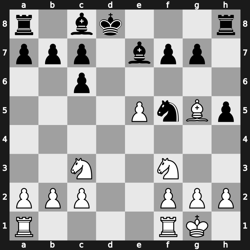 1990 Linares 8th – Round 7 – Ljubojevic, Ljubomir – 1/2-1/2 – Salov, Valery – G42