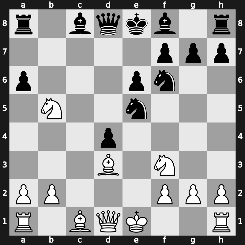 D49e - 11…Nxe5 - Meran Sozin Variation [+0.63]