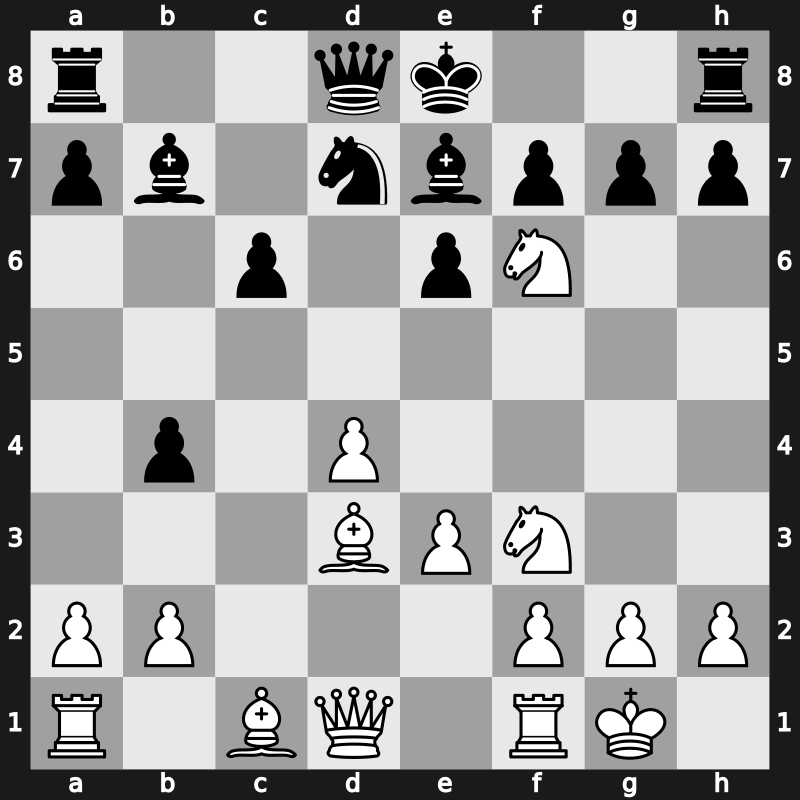 D47p - 7.Bxc4 b5 8.Bd3 Bb7 9.O-O b4 10.Ne4 Be7 11.Nxf6+ - Meran Wade