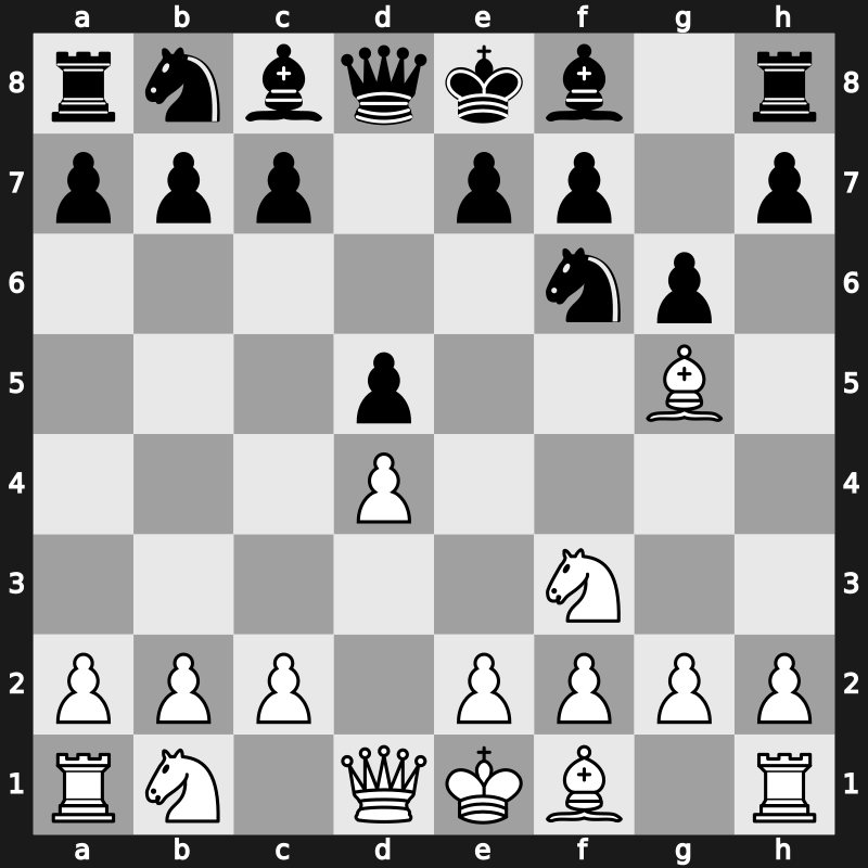 D03k - 3…g6 - Torre Attack: [+0.11]