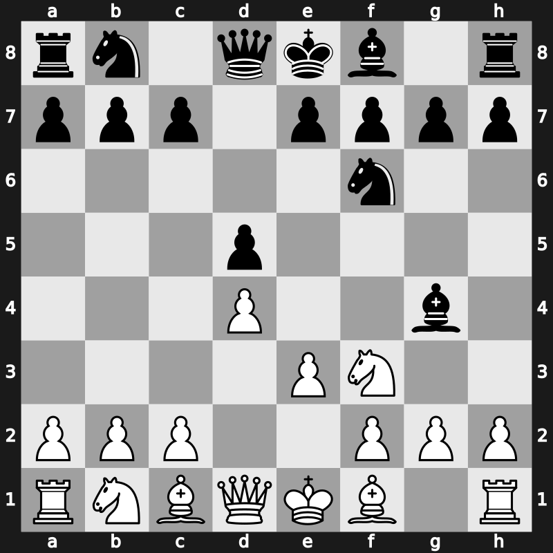 D04b - 3…Bg4 - Colle: