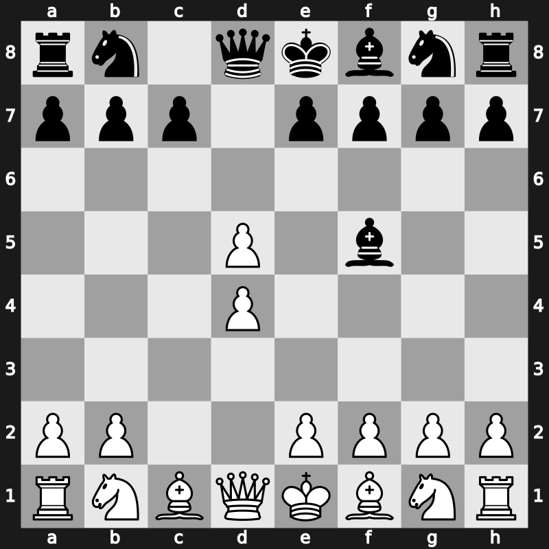 D06r - 2…Bf5 3.cxd5 - QGD: