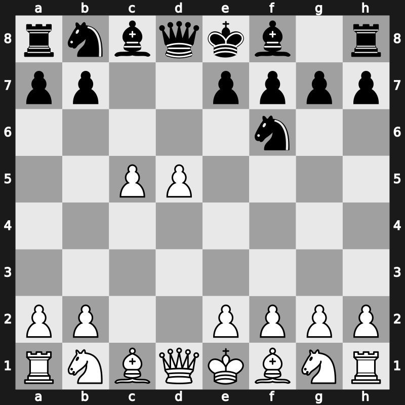 D06b - 2…c5 3.cxd5 Nf6 4.dxc5 - QGD: Austrian Rubinstein