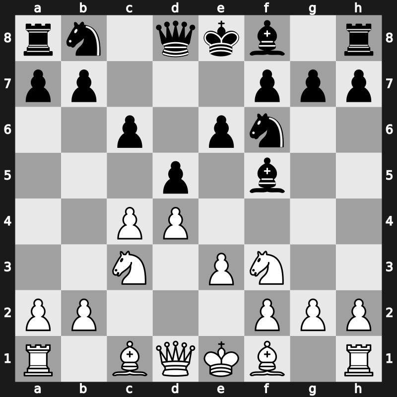 D12i - 5.Nc3 e6 [+0.20]