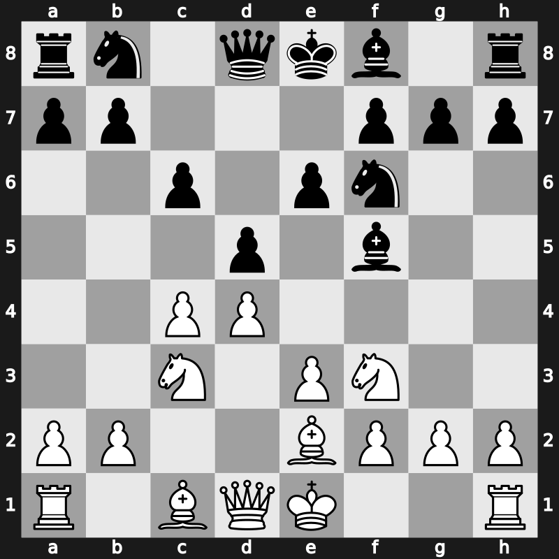 D12j - 5.Nc3 e6 6.Be2 [+0.02]