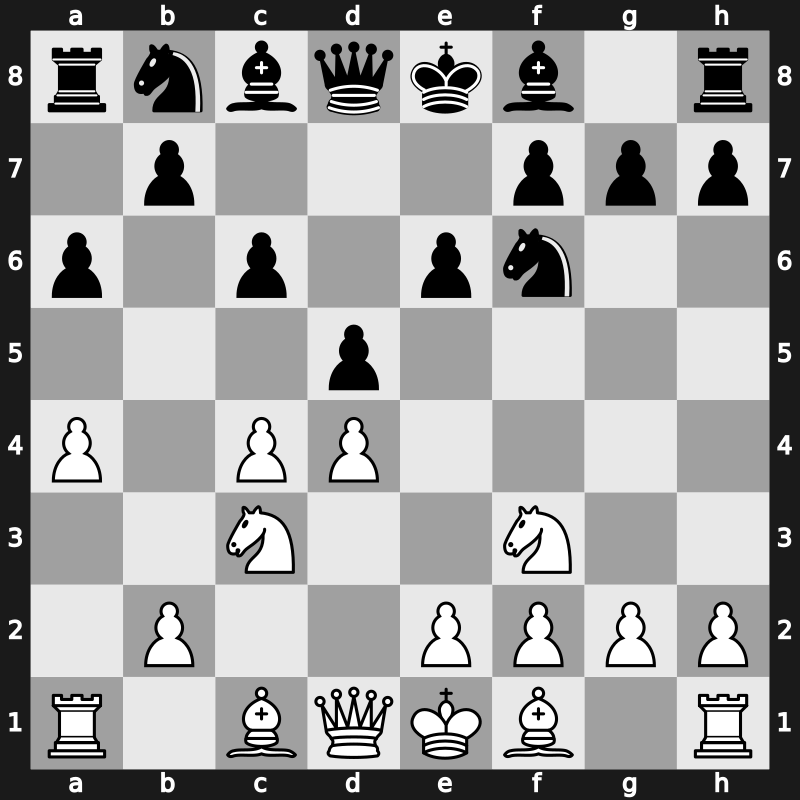 D15m - 4…a6 5.a4 e6 - Chameleon [+0.23]