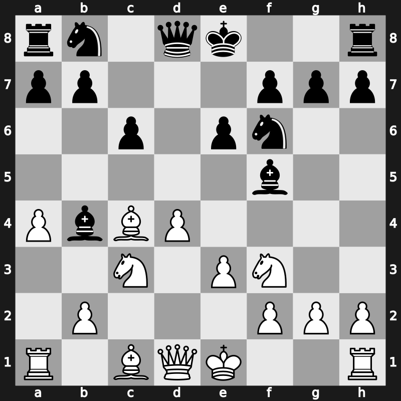 D18d - 6…e6 7.Bxc4 Bb4 - Dutch [+0.37]