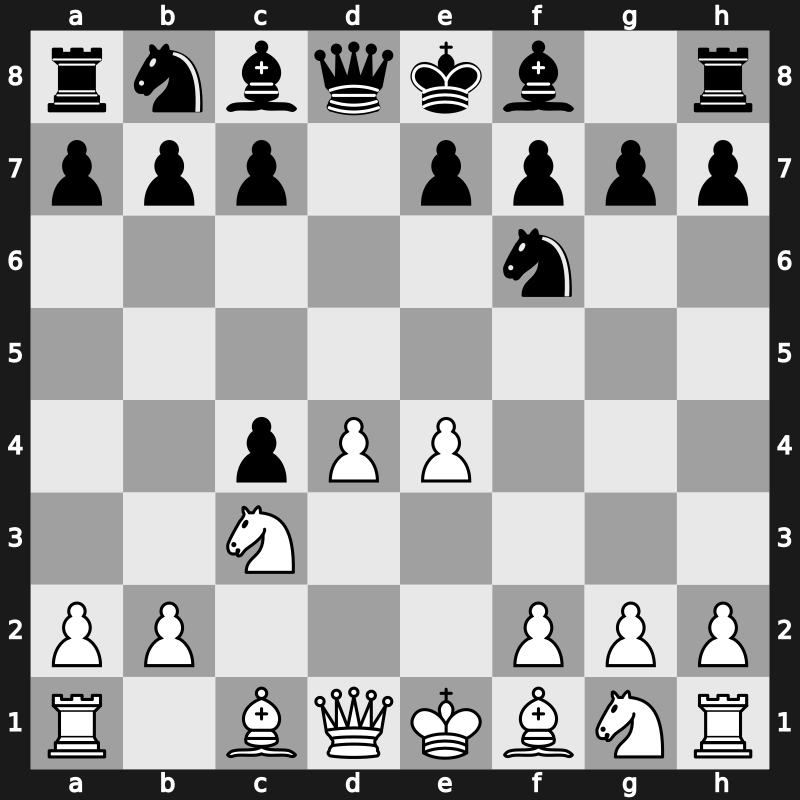 D20o - 3.e4 Nf6 4.Nc3 - QGA: [-0.36]