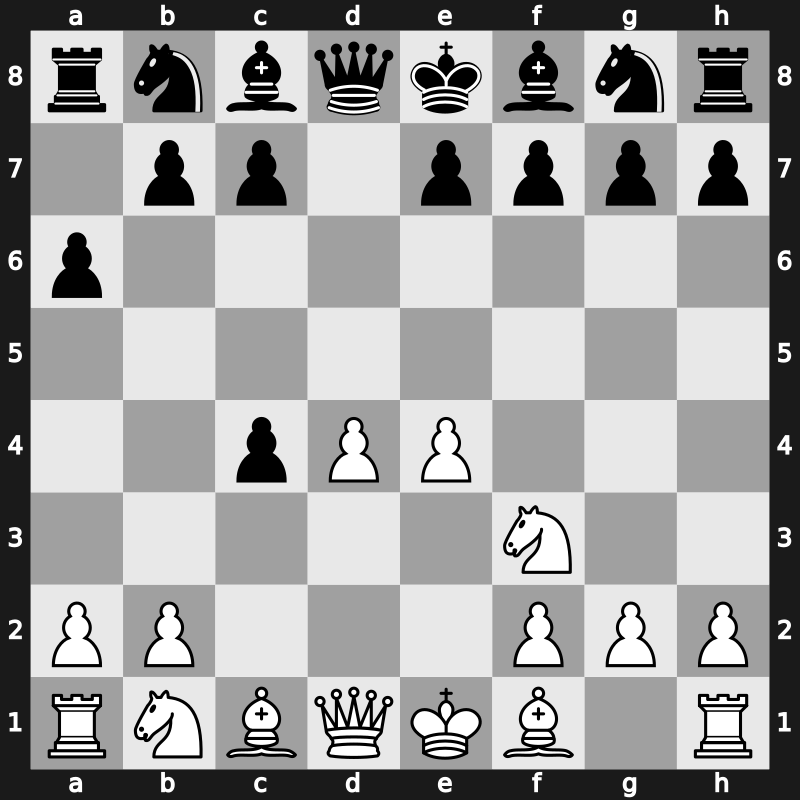 D21u - 3…a6 4.e4 - Alekhine Borisenko-Furman Variation [+0.10]