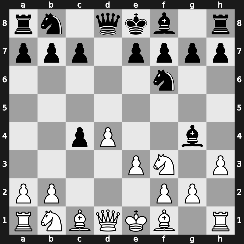 D25g - 4…Bg4 5.h3 - Janowski-Larsen
