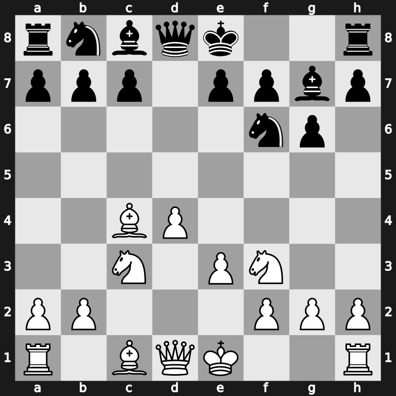 D25d - 4…g6 5.Bxc4 Bg7 6.Nc3 - Smyslov