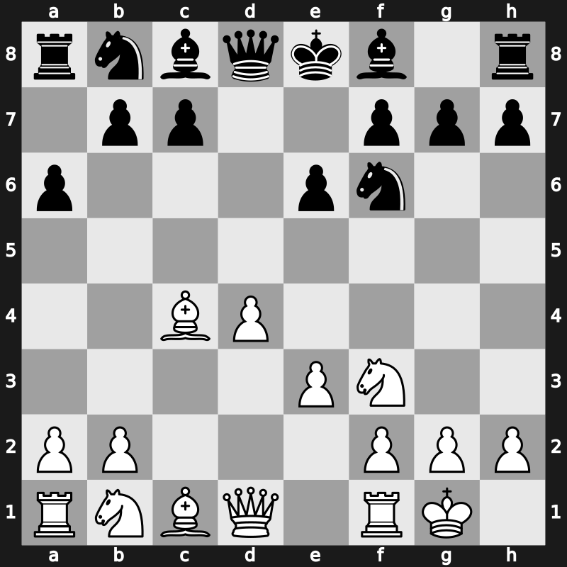 D26d - 5.Bxc4 a6 6.O-O [+0.25]