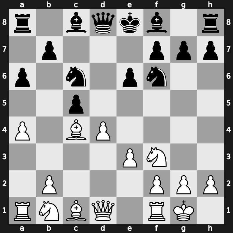D27p - 7.a4 Nc6 - Classical Rubinstein