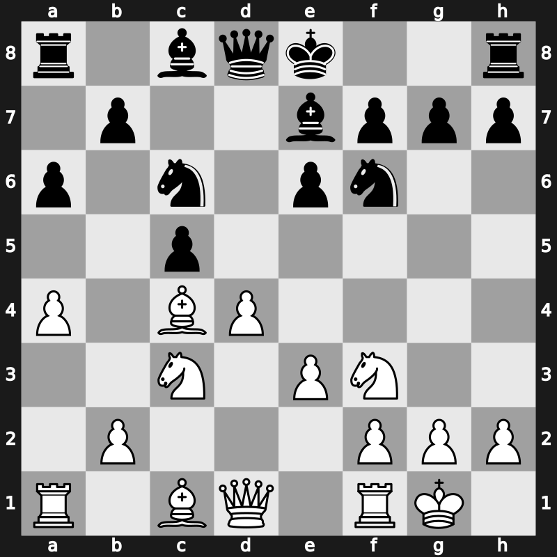 D27r - 7.a4 Nc6 8.Nc3 Be7 - Classical Rubinstein [+0.15]