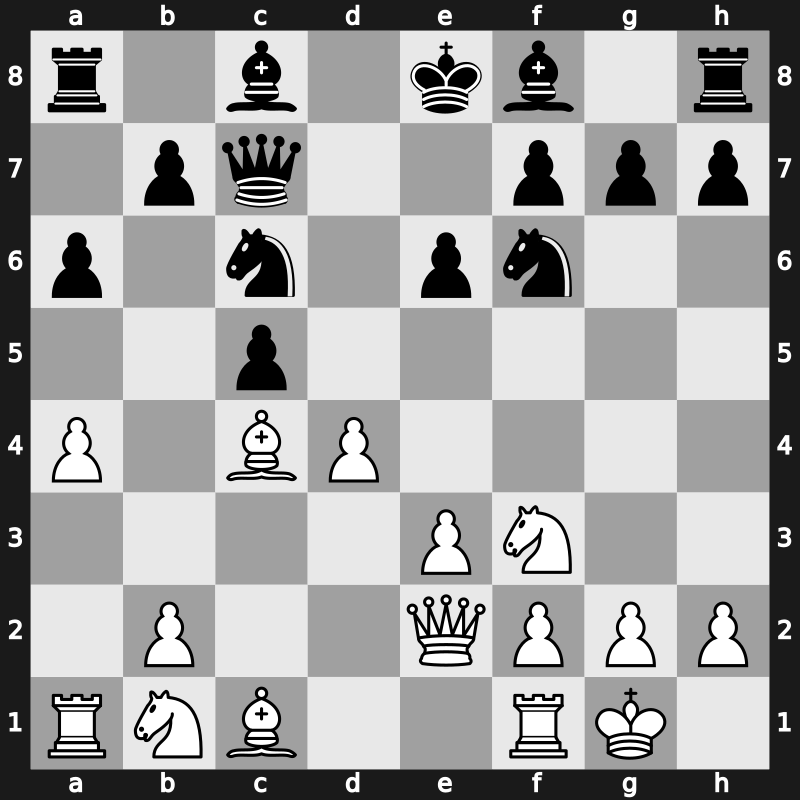 D27u - 7.a4 Nc6 8.Qe2 Qc7 - Classical Rubinstein [+0.28]