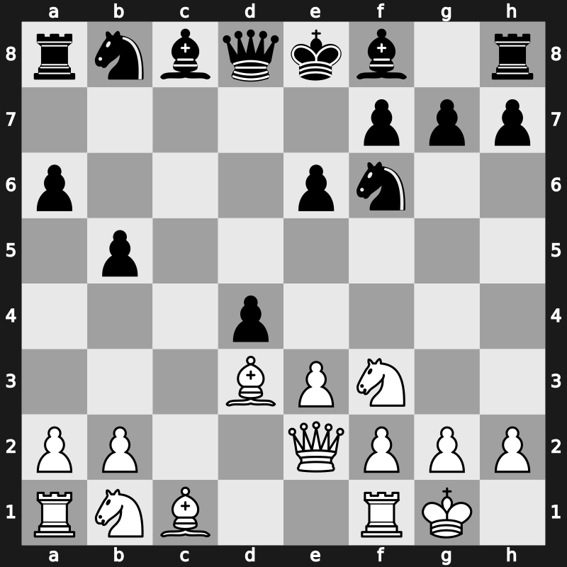 D28f - 7…b5 8.Bd3 cxd4 - Classical [+0.20]