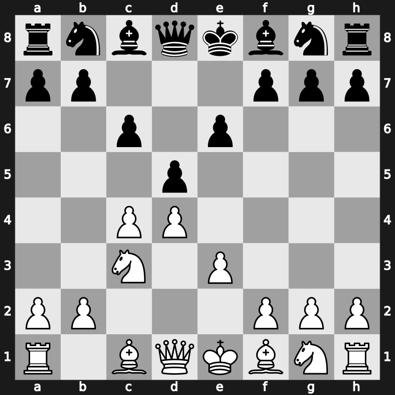 D31n - 3…c6 4.e3 - Semi-Slav:
