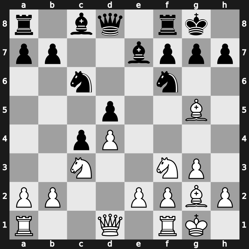 D34p - 8.O-O O-O 9.Bg5 c4 [+0.37]