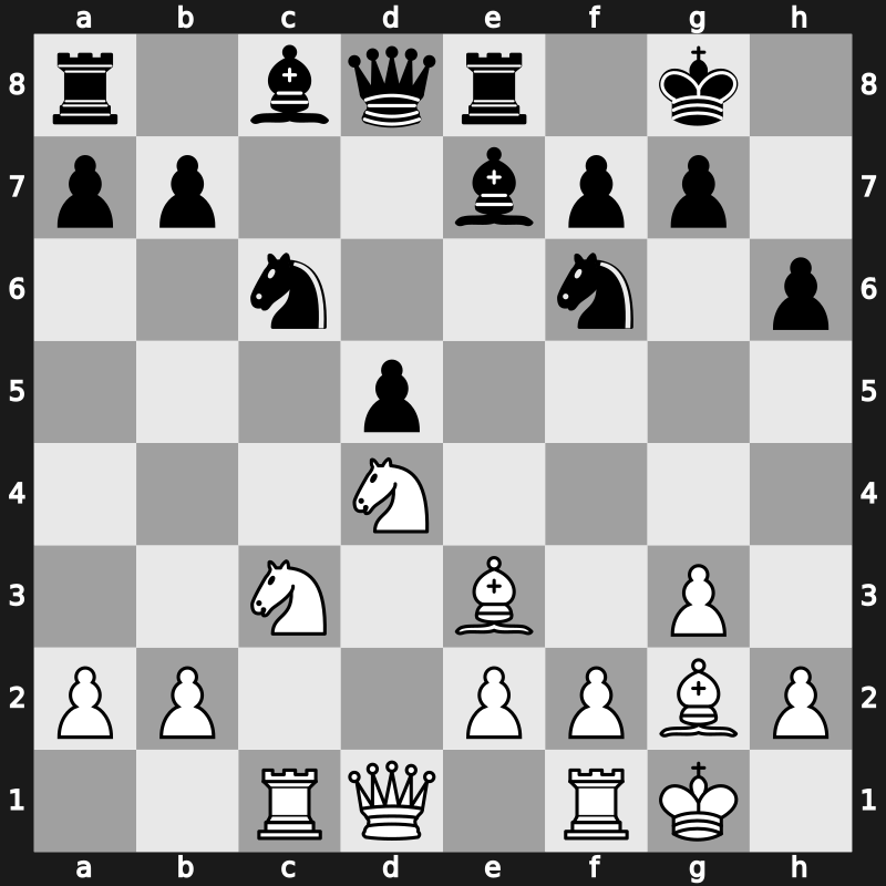 D34w - 8.O-O O-O 9.Bg5 cxd4 10.Nxd4 h6 11.Be3 Re8 12.Rc1 [+0.38]